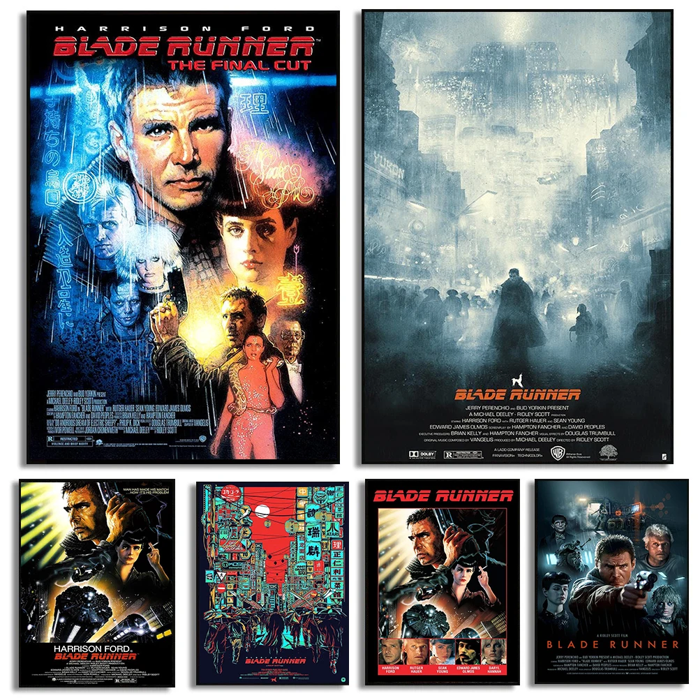 Vintage Collectible Posters - Blade Runner 1982 Klasyczny Plakat Filmowy