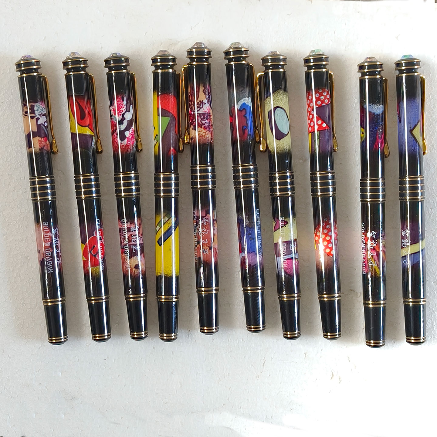 Vintage Collectible Pens - Chiński Dandong JINLONG PRINCE Miedziany Pióro