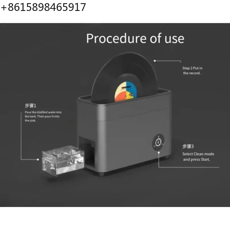 W pełni automatyczny ultradźwi – Vinyl Record Cleaner recenzja i cena