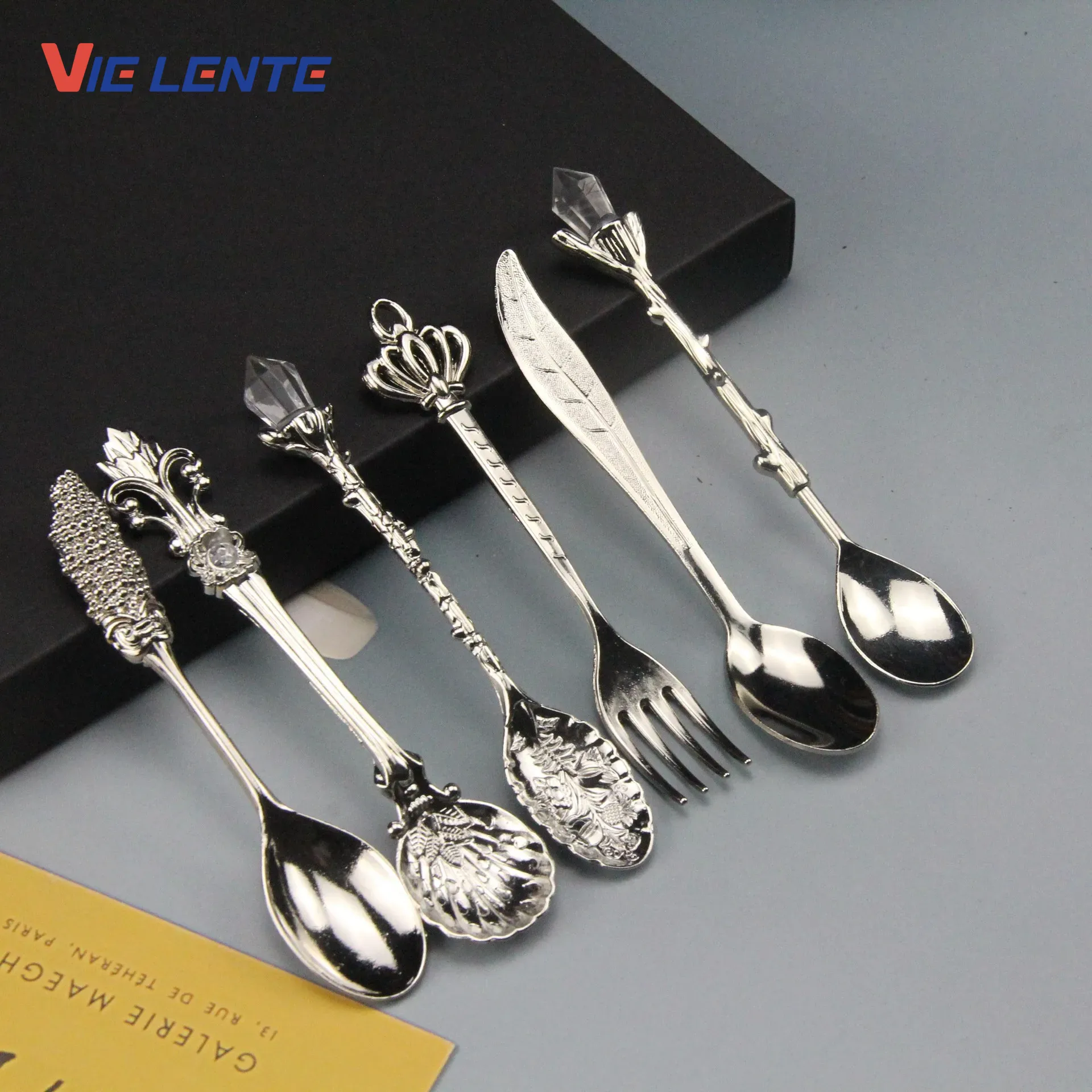 6-częściowy zestaw Łyżka do lo – Vintage Collectible Spoons recenzja i cena