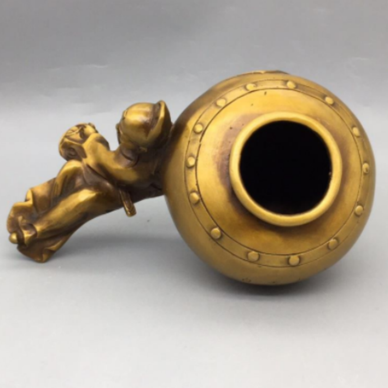 Antyczna mosiężna statuetka Li – Vintage Collectible Pens recenzja i cena