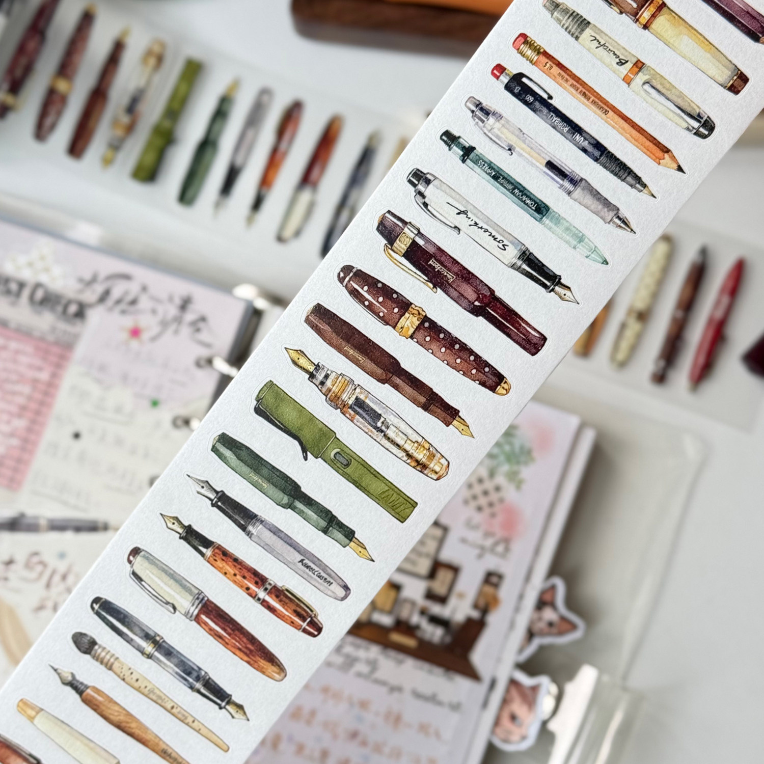 Kolekcja taśm washi DengDeng S – Vintage Collectible Pens recenzja i cena