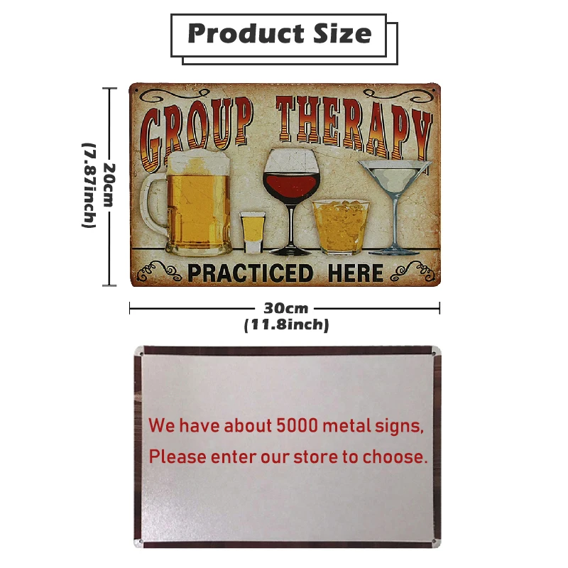 Metalowy plakat w stylu vintag – Vintage Collectible Plates recenzja i cena