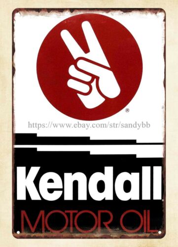 Metalowy szyld z logo Kendall  – Vintage Collectibles Store recenzja i cena